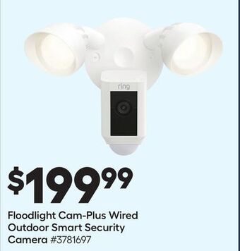 Lowe's Floodlight cam-plus wired outdoor smart security camera offer