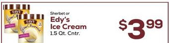 DeCicco & Sons Edy's ice cream offer