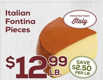 DeCicco & Sons Italian fontina pieces offer