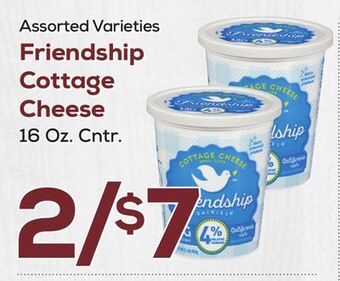 DeCicco & Sons Friendship cottage cheese offer