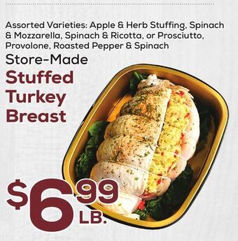DeCicco & Sons Stuffed turkey breast offer