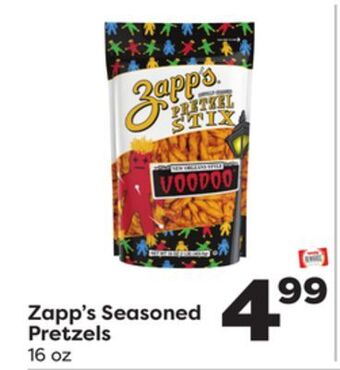 Weis Markets Zapp's seasoned pretzels offer