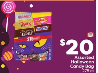 Weis Markets Assorted halloween candy bag offer