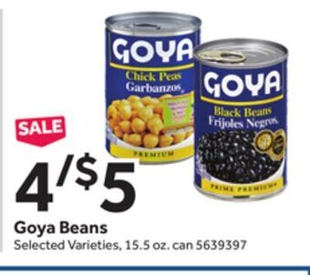 Stop&Shop Goya beans offer