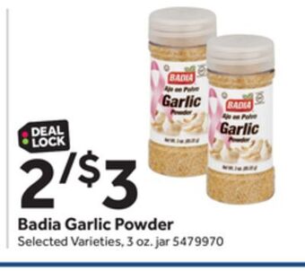 Stop&Shop Badia garlic powder offer