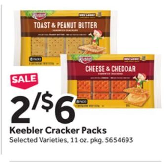 Stop&Shop Keebler cracker packs offer