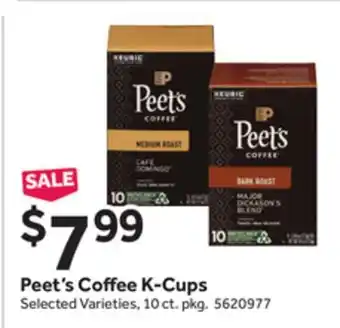 Stop&Shop Peet's coffee k-cups offer