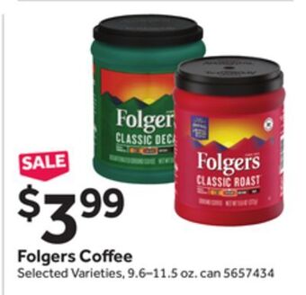 Stop&Shop Folgers coffee offer