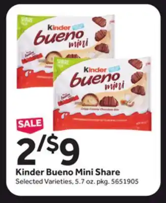 Stop&Shop Kinder bueno mini share offer