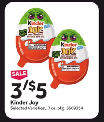 Stop&Shop Kinder joy offer