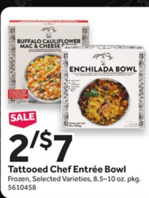 Stop&Shop Tattooed chef entrée bowl offer