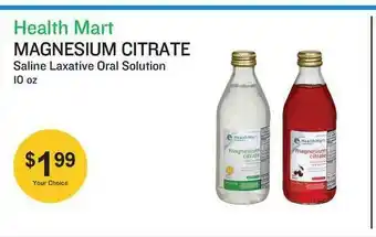 Health Mart Health Mart Magnesium Citrate Saline Laxative Oral Solution offer