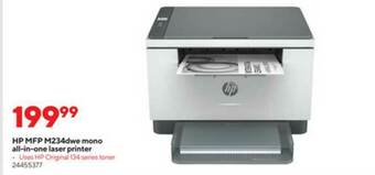 Staples Hp Mfp M234dwe Mono All-in-one Laser Printer offer