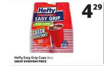 Winn Dixie Hefty Easy Grip Cups offer
