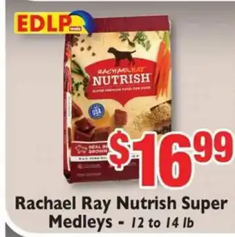 Weis Markets Rachael Ray Nutrish Super Medleys - 12 To 14 Lb offer
