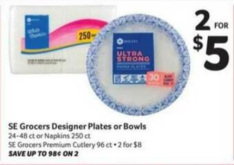 Winn Dixie Se Grocers Designer Plates Or Bowls offer