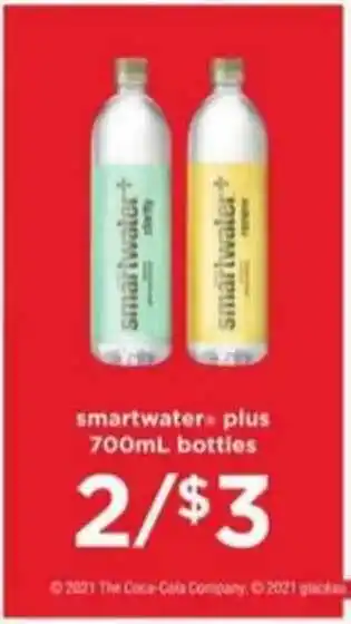 Winn Dixie Smartwater Plus 700ml Bottles offer