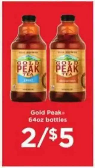 Winn Dixie Gold Peak 64oz Bottles offer