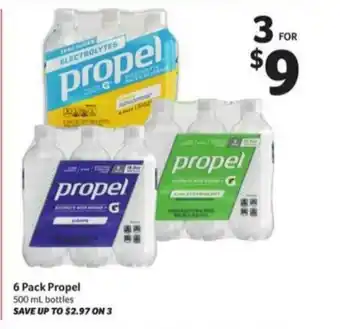 Winn Dixie 6 Pack Propel offer