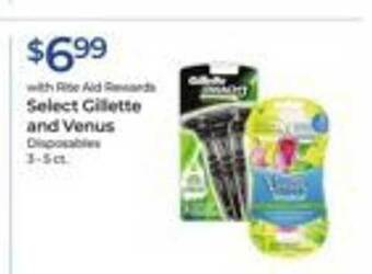 Rite Aid Gillette and venus offer