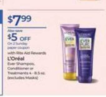 Rite Aid L'oréal offer
