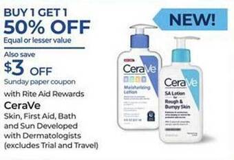 Rite Aid Cerave offer
