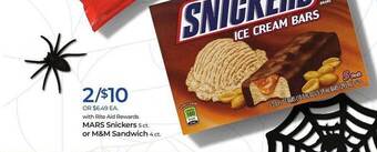 Rite Aid Mars snickers or m&m sandwich offer