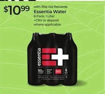 Rite Aid Essentia water offer