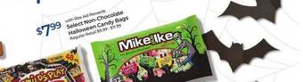 Rite Aid Non-chocolate halloween candy bags offer