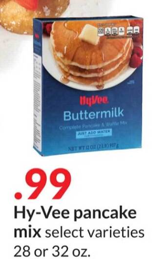 Hy-Vee Hy-vee pancake mix offer