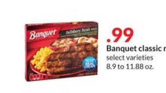 Hy-Vee Banquet classic meals offer