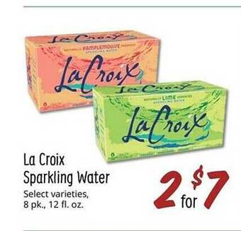 Sprouts Farmers Market La croix sparkling water offer