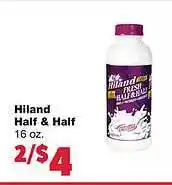 Sun Mart Hiland half & half offer