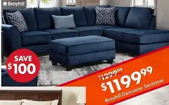 Big Lots Broyhill dancaster sectional offer