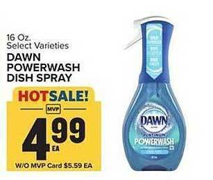 Food Lion Dawn powerwash dish spray offer