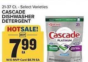 Food Lion Cascade dishwasher detergent offer