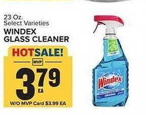Food Lion Windex glass cleaner offer