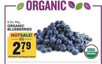 Food Lion Organic blueberries offer