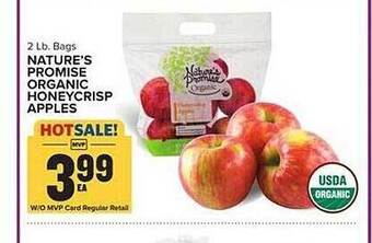 Food Lion Nature's promise organic honeycrisp apples offer