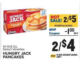 Food Lion Hungry jack pancakes offer