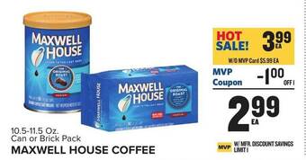 Food Lion Maxwell house coffee offer