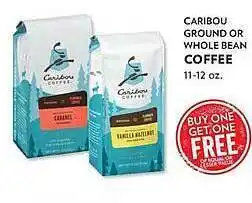 Reasors Caribou ground or whole bean coffee offer