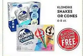 Reasors Klondike shakes or cones offer