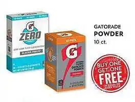 Reasors Gatorade powder offer
