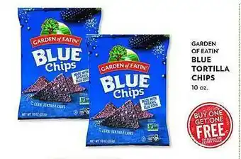 Reasors Garden of eatin' blue tortilla chips offer