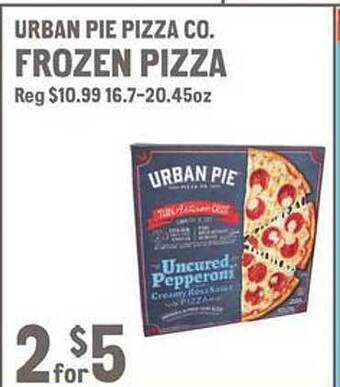 New Seasons Market Urban pie pizza co. frozen pizza offer