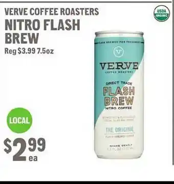 New Seasons Market Verve coffee roasters nitro flash brew offer