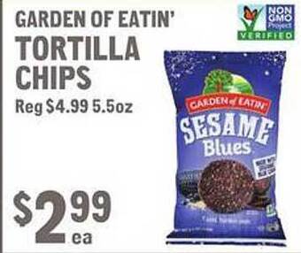 New Seasons Market Garden of eatin' tortilla chips offer