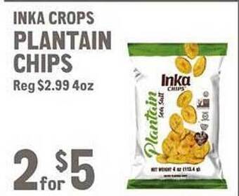 New Seasons Market Inka crops plantain chips offer