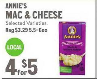 New Seasons Market Annie's mac & cheese offer